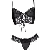 Gaelle - Seductive Bustier Set - Black - Christine le Duc