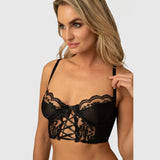 Gaelle - Seductive Bustier Set - Black - Christine le Duc