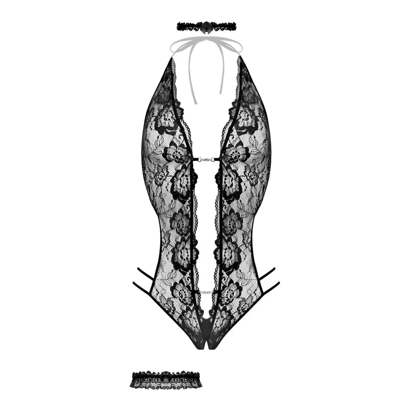 Renee Prachtige Body-Set - Zwart - Christine le Duc