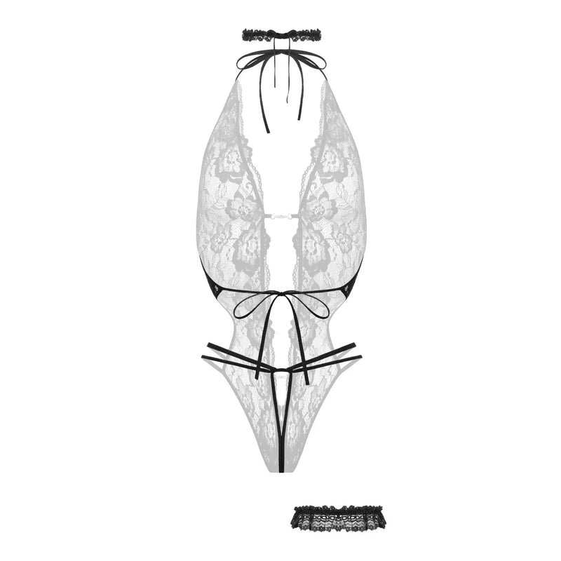 Renee Prachtige Body-Set - Zwart - Christine le Duc