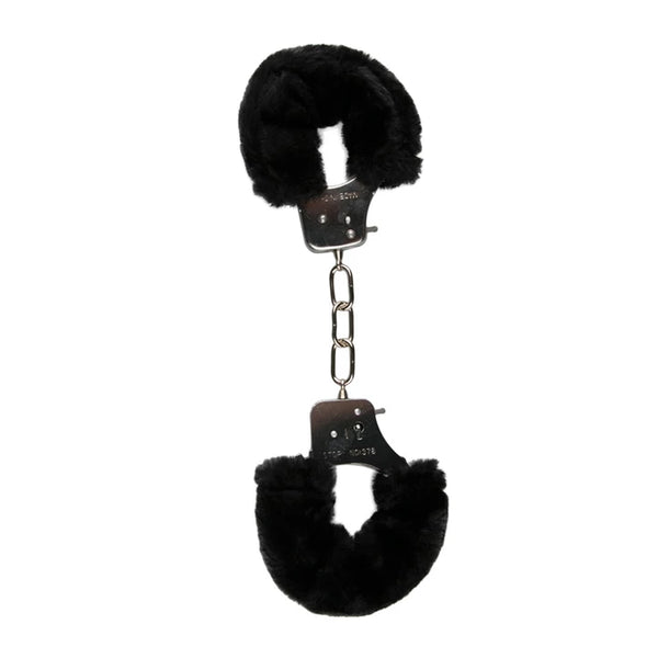 Furry Handcuffs - Black - Your Perfect Moment