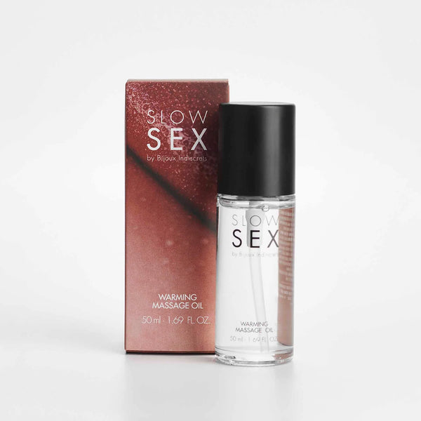 Slow Sex - verwarmende massageolie