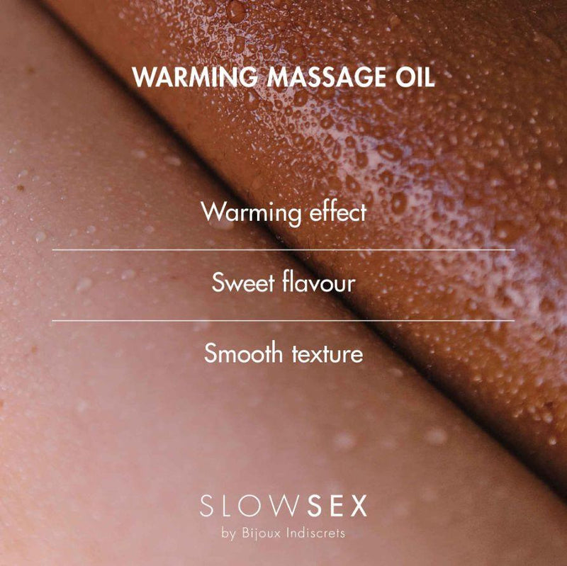 Slow Sex - verwarmende massageolie