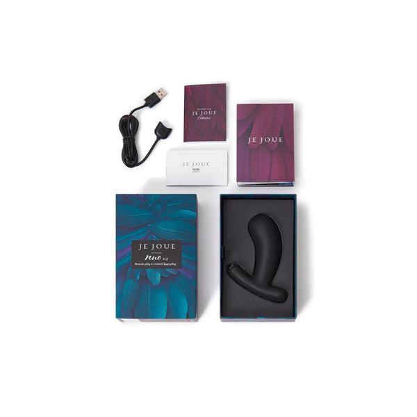 NUO VIBRATING BUTT PLUG - Black - Your Perfect Moment