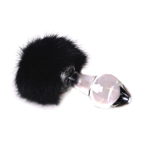 Kiotos - Glass Buttplug Black Tickler - Your Perfect Moment