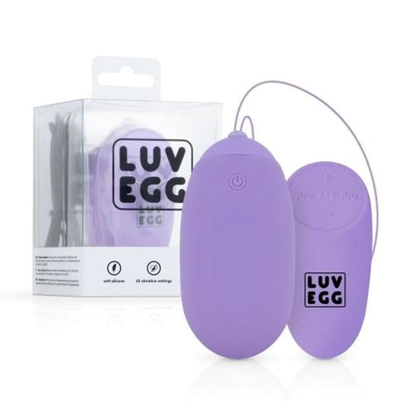 LUV EGG Vibrating Egg XL, Purple - Your Perfect Moment